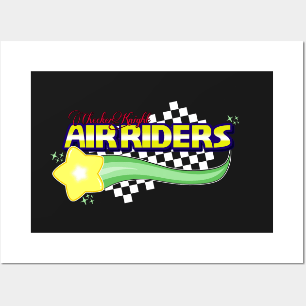 Checker Knight Air Riders Wall Art by miqwib